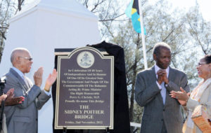 Paradise Island Bridge officially renamed "The Sidney Poitier Bridge".